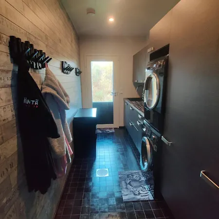 Huvilat Moderni Perhehuvila Ulkoporealtaalla Rovaniemi